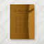 Reina Collection Gold Mirror Wedding Seating Chart Sign