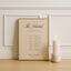 Reina Collection Poster Wedding Order of Events Sign