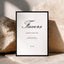 Reina Collection Poster Wedding Party Favors Sign