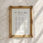 Reina Collection Poster Wedding Seating Chart Sign