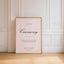Reina Collection Poster Wedding Unplugged Ceremony Sign