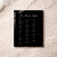 Reina Collection Acrylic Wedding Seating Chart Sign