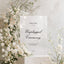 Reina Collection Acrylic Wedding Unplugged Ceremony Sign