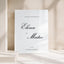 Reina Collection Acrylic Wedding Welcome Sign