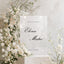 Reina Collection Acrylic Wedding Welcome Sign