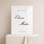 Reina Collection Acrylic Wedding Welcome Sign