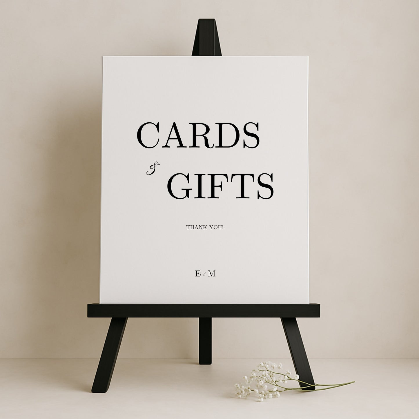 Reina Collection Gatorboard Wedding Cards & Gifts Sign