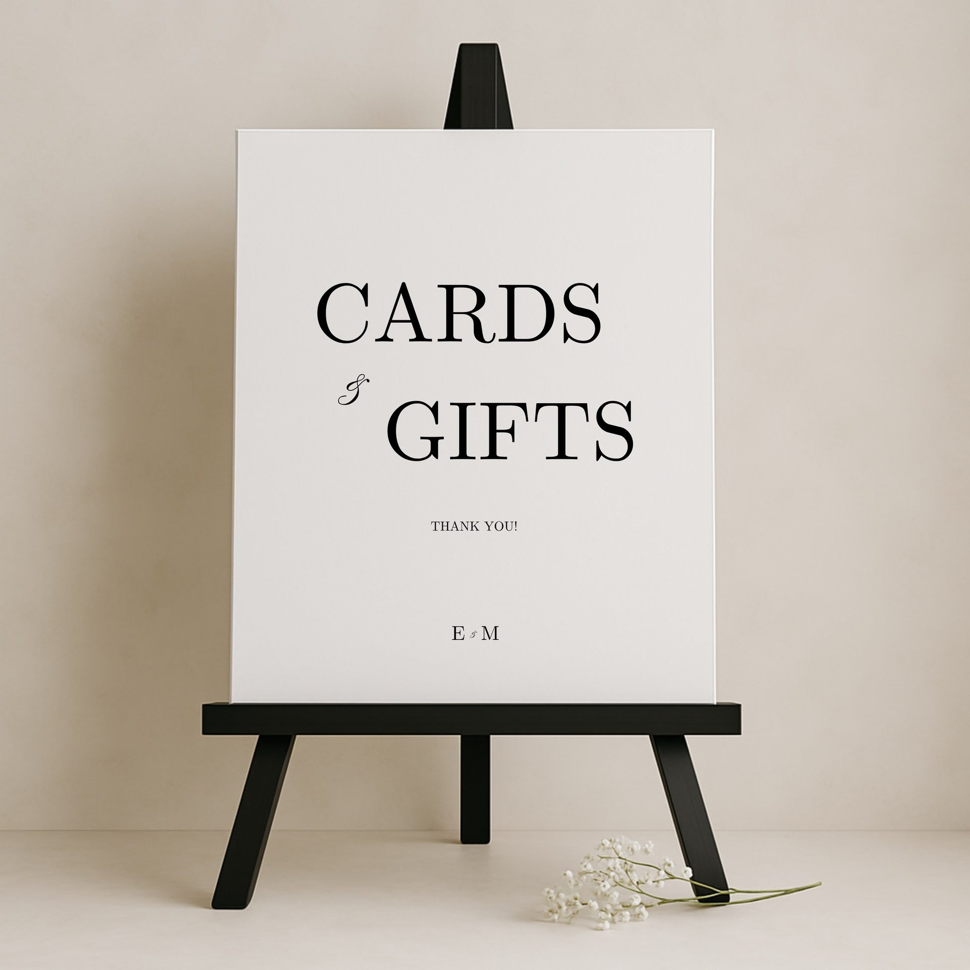 Reina Collection Gatorboard Wedding Cards & Gifts Sign