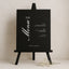 Reina Collection Gatorboard Wedding Menu Sign