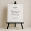 Reina Collection Gatorboard Wedding Unplugged Ceremony Sign