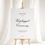 Reina Collection Gatorboard Wedding Unplugged Ceremony Sign
