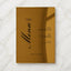 Reina Collection Gold Mirror Wedding Menu Sign