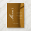 Reina Collection Gold Mirror Wedding Menu Sign