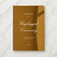 Reina Collection Gold Mirror Wedding Unplugged Ceremony Sign