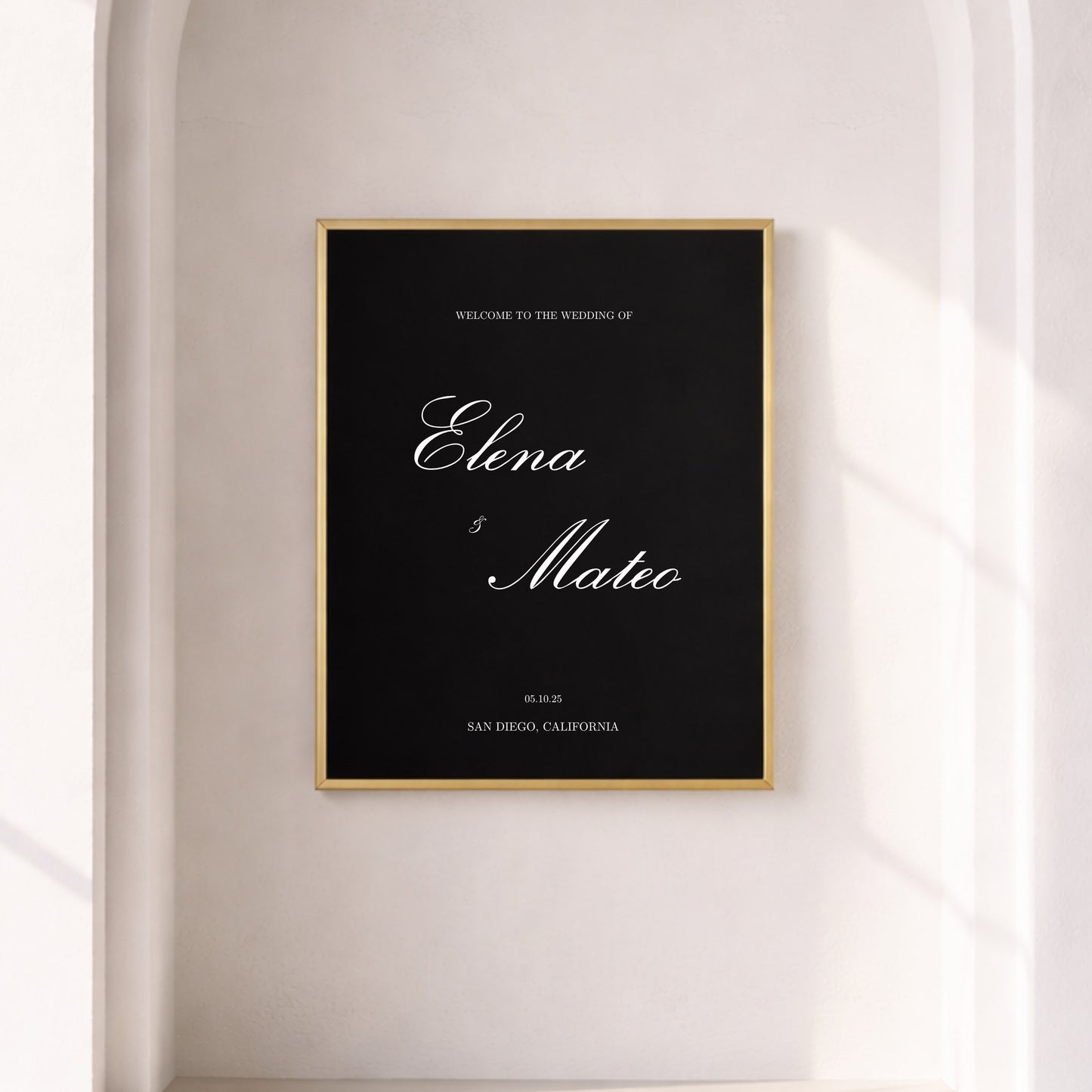 Reina Collection Poster Wedding Welcome Sign