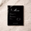 Reina Collection Acrylic Wedding Menu Sign