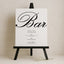 Reina Collection Gatorboard Wedding Bar & Drinks Sign