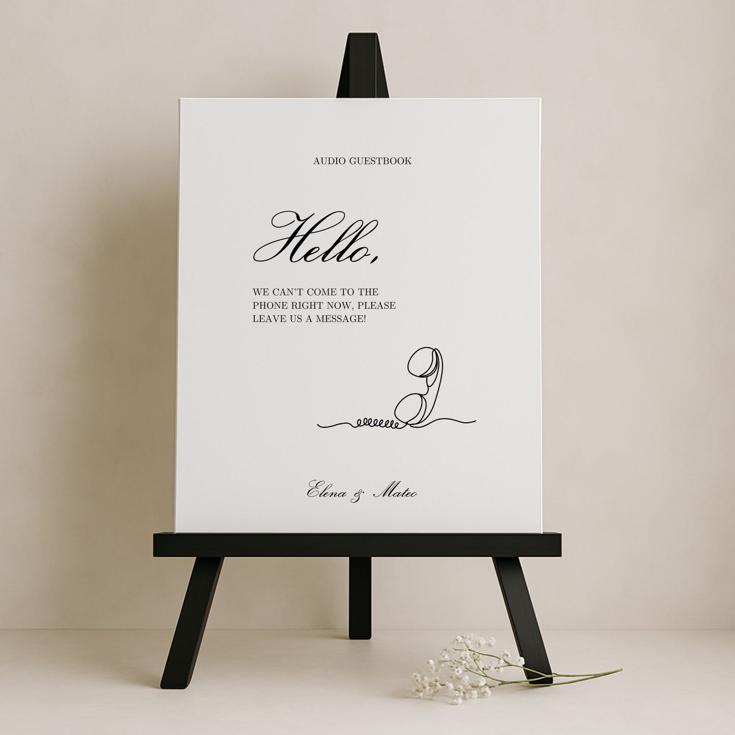 Reina Collection Gatorboard Wedding Guestbook Sign