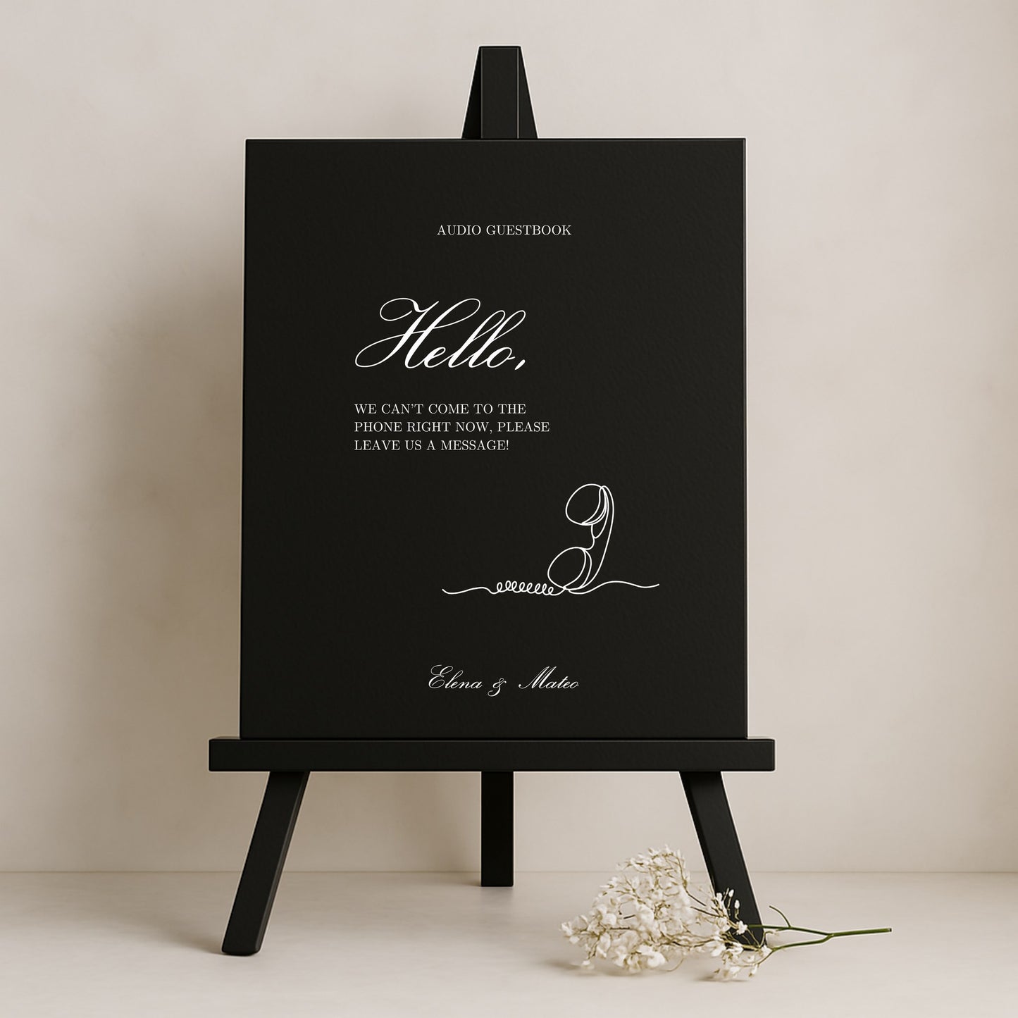 Reina Collection Gatorboard Wedding Guestbook Sign