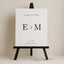 Reina Collection Gatorboard Wedding Welcome Sign