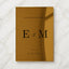 Reina Collection Gold Mirror Wedding Welcome Sign