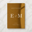 Reina Collection Gold Mirror Wedding Welcome Sign