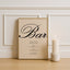 Reina Collection Poster Wedding Bar & Drinks Sign