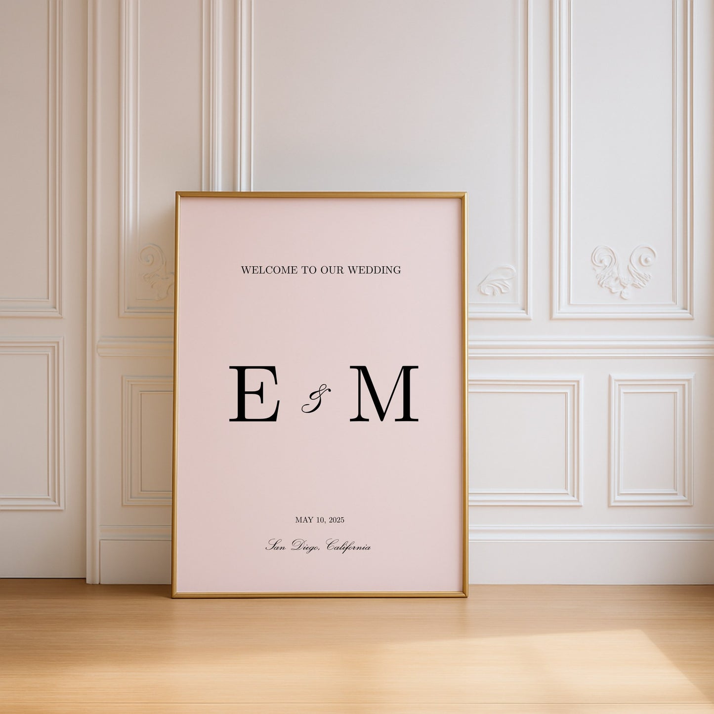 Reina Collection Poster Wedding Welcome Sign