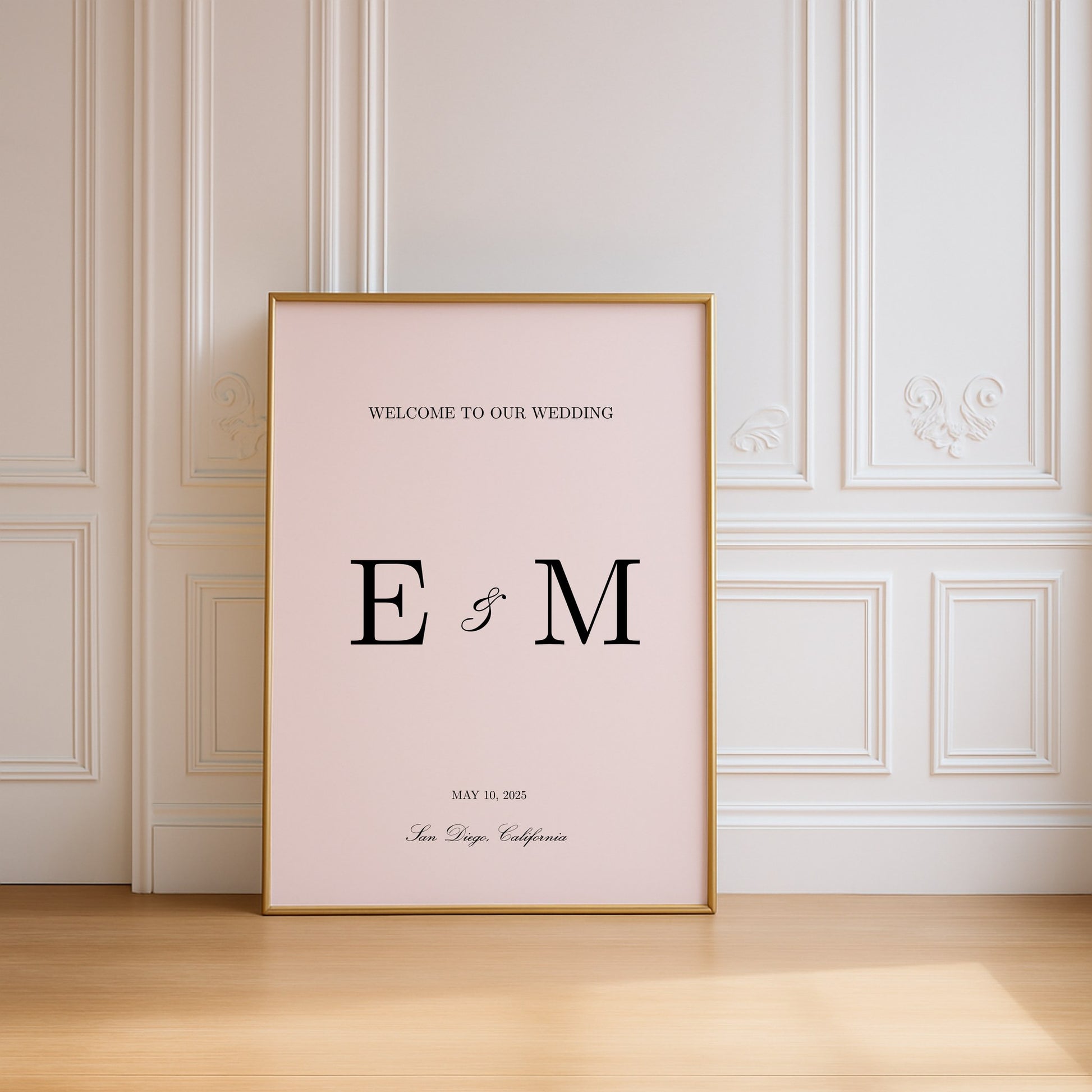 Reina Collection Poster Wedding Welcome Sign