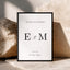 Reina Collection Poster Wedding Welcome Sign