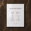 Reina Collection Acrylic Wedding Bar & Drinks Sign