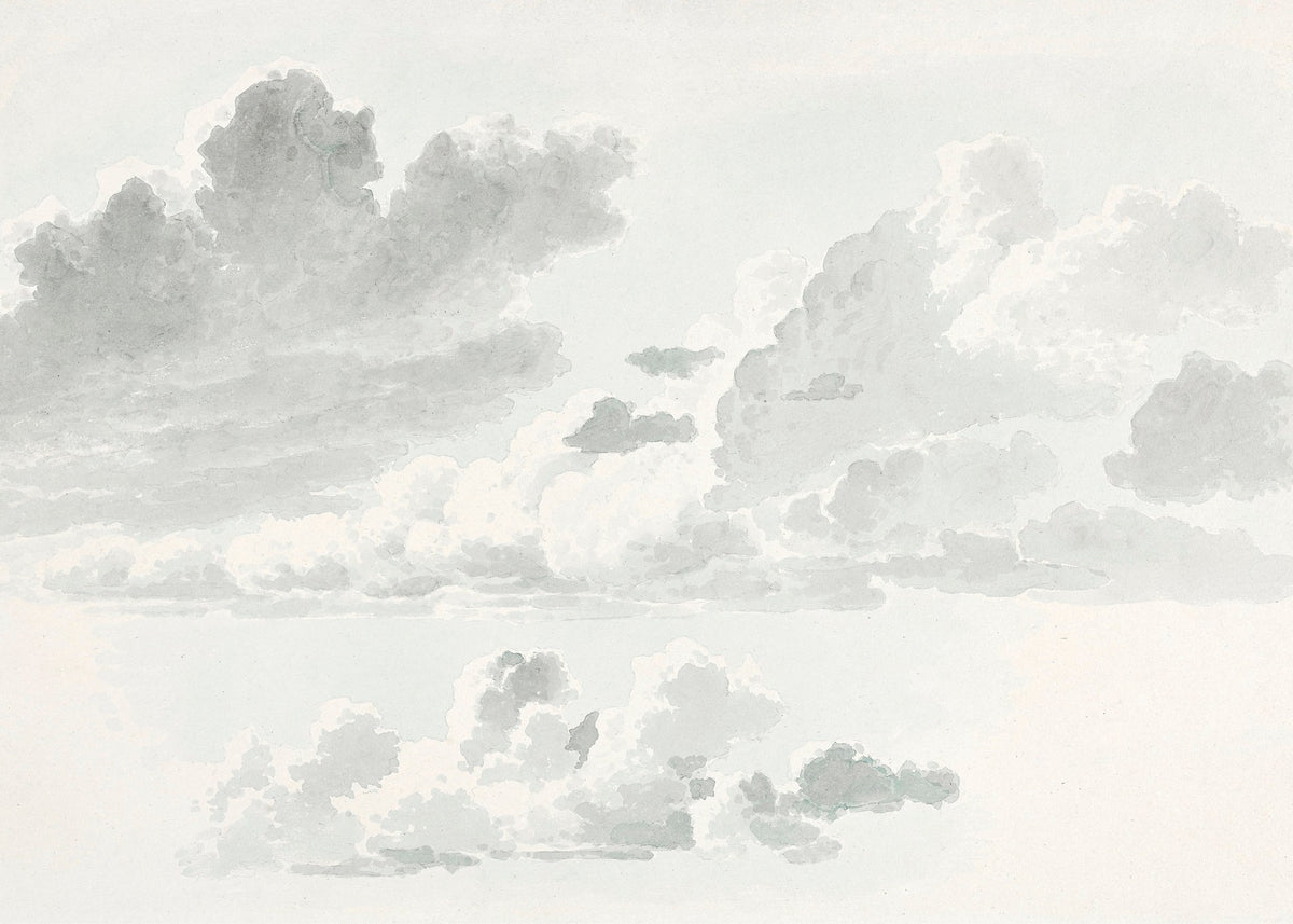 Soft Cloud Study, modern wall art print