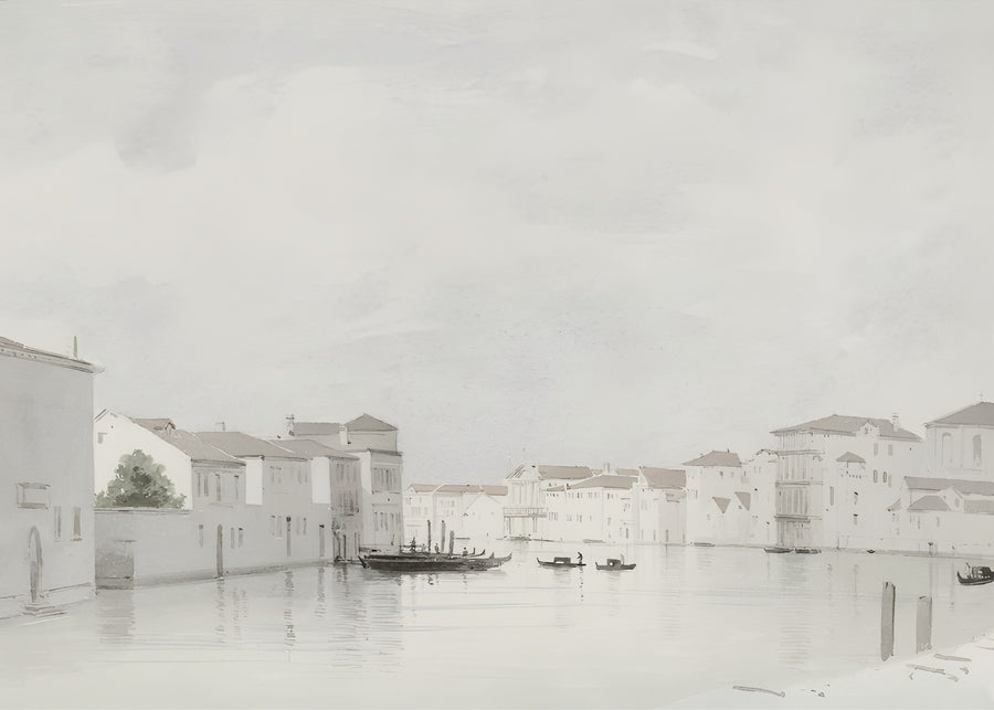 White Harbor, modern wall art print