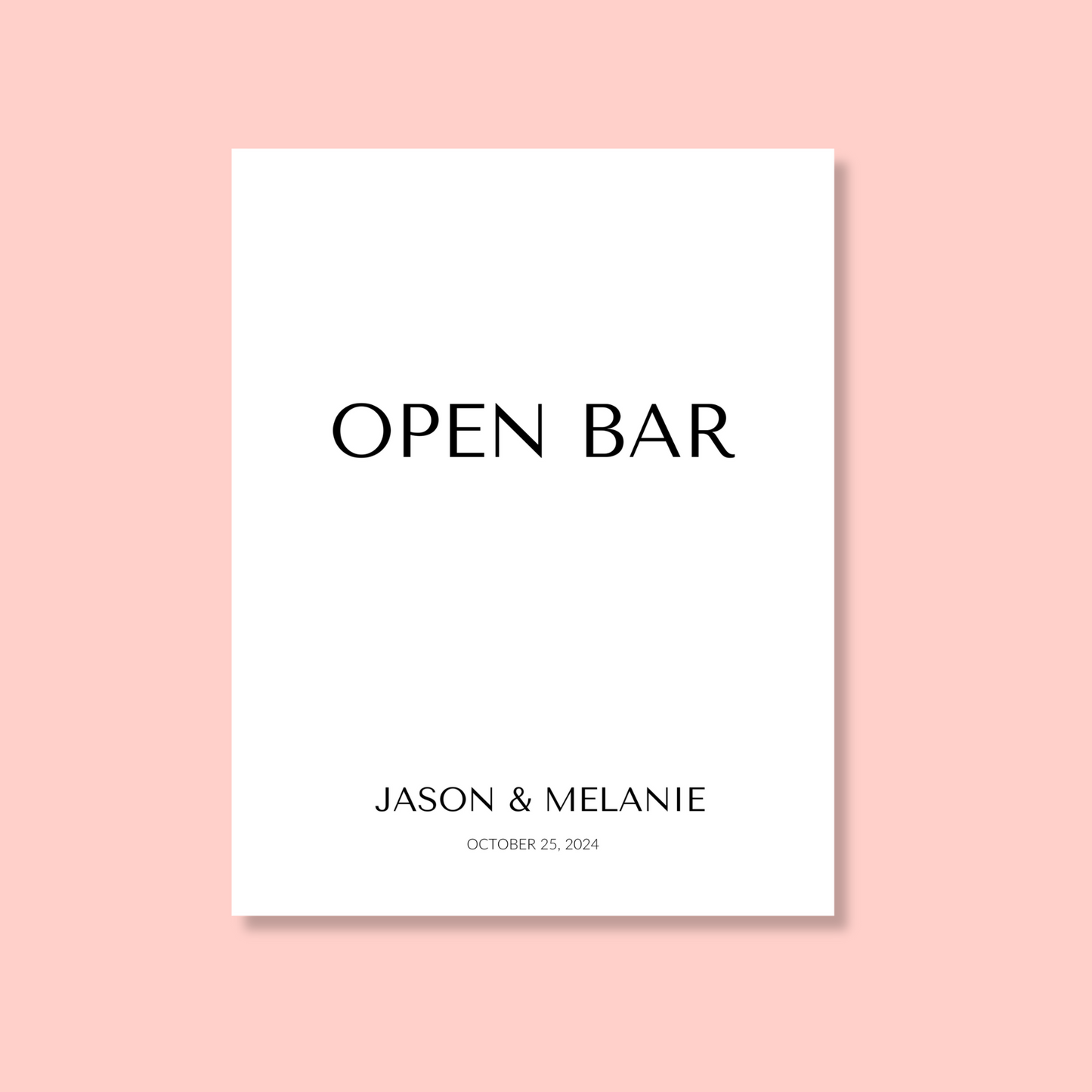 Tenor | Open Bar