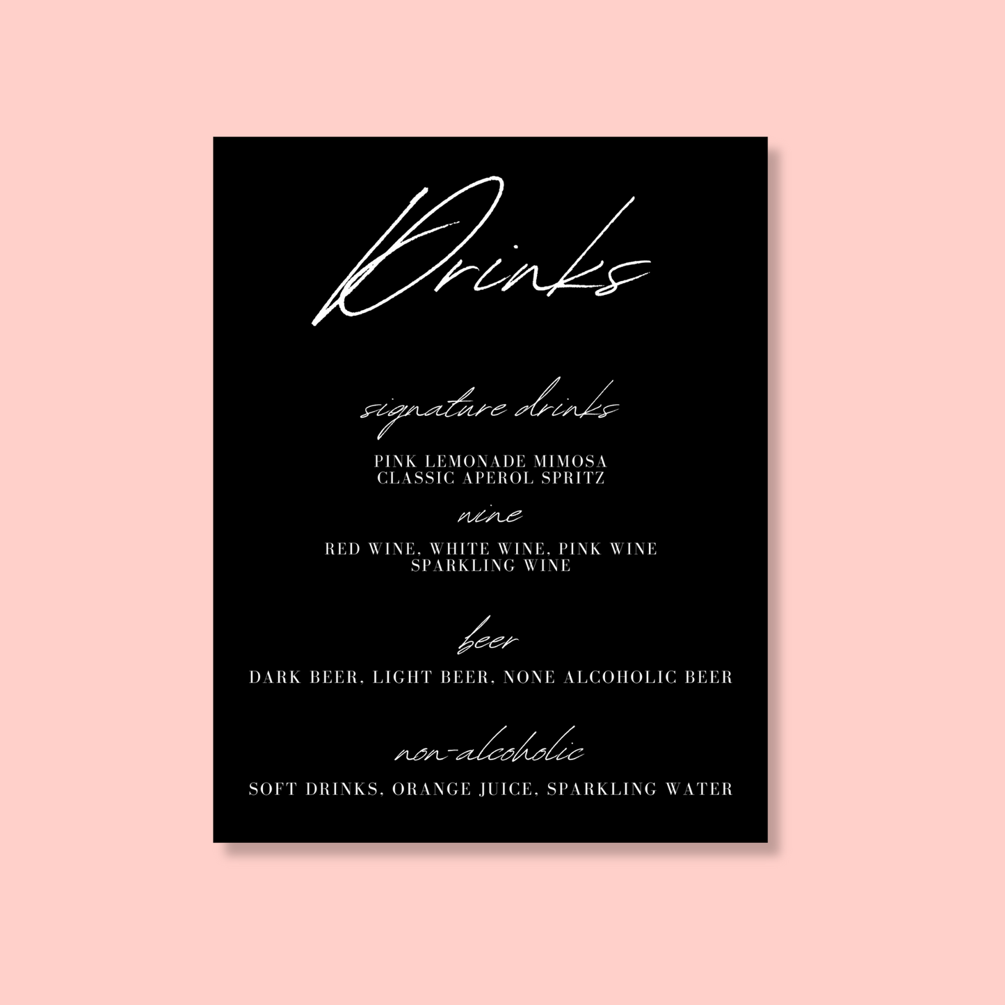 Bodoni | Drinks