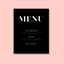 London | Menu