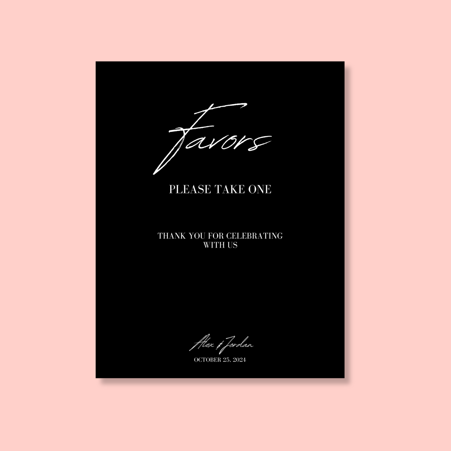 Bodoni | Party Favor