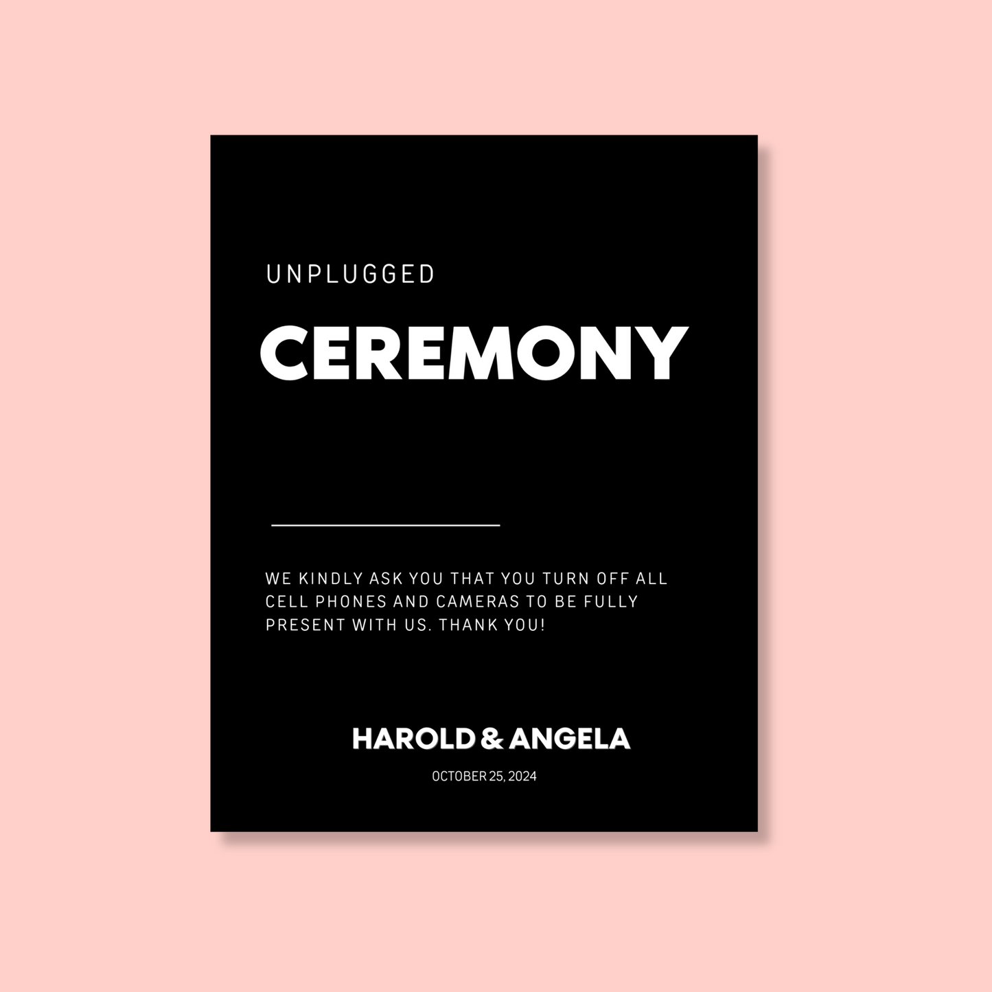 Media | Unplugged Ceremony