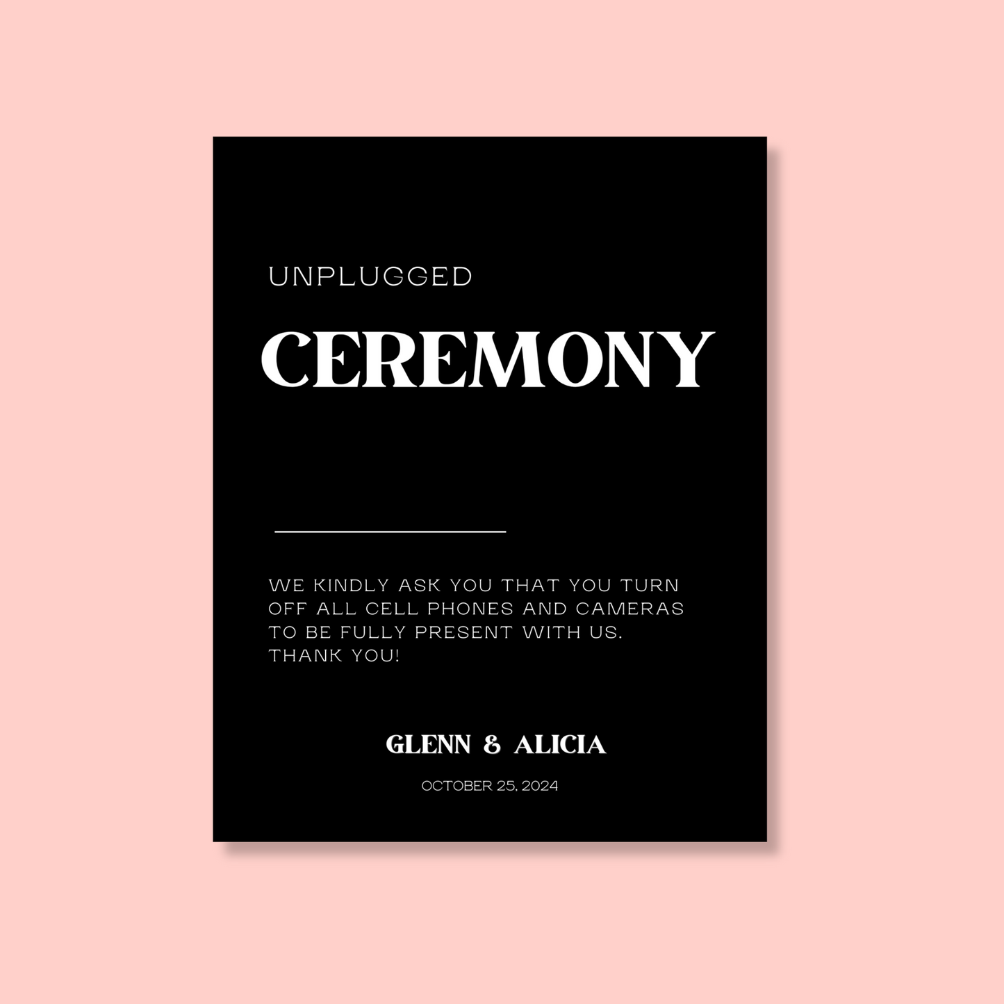 March | Unplugged Ceremony