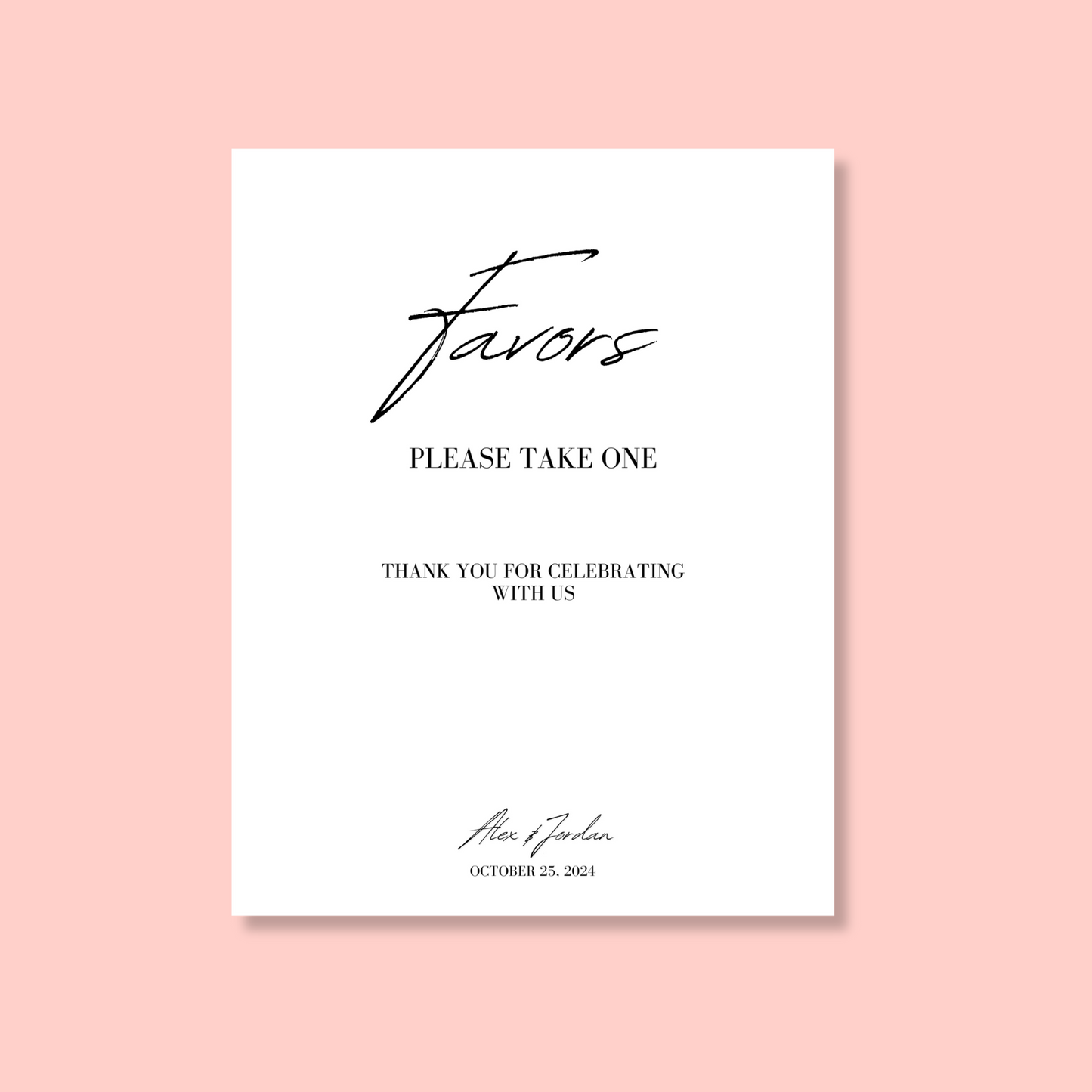 Bodoni | Party Favor