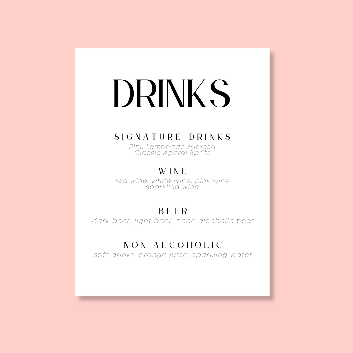 Jour | Drinks