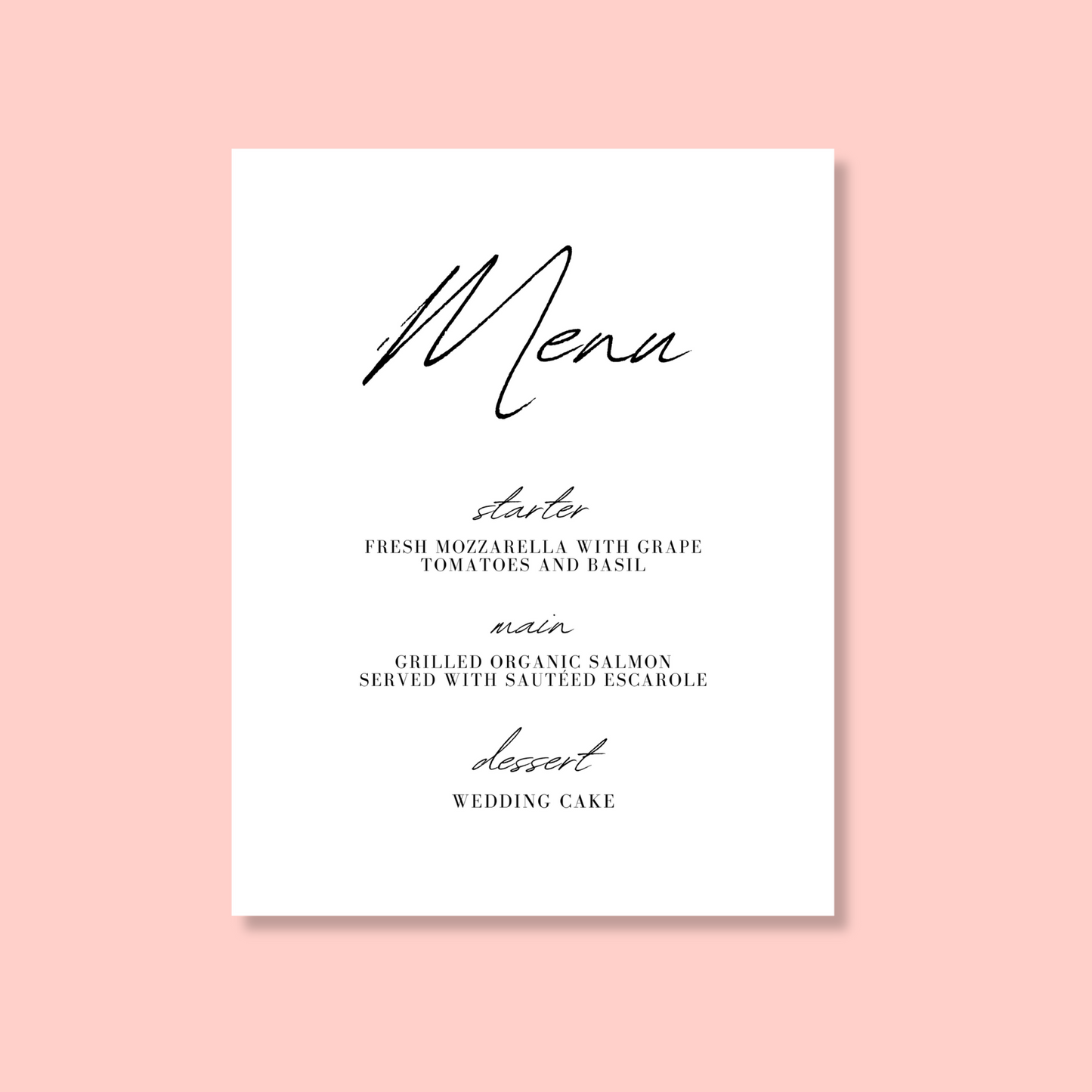 Bodoni | Menu