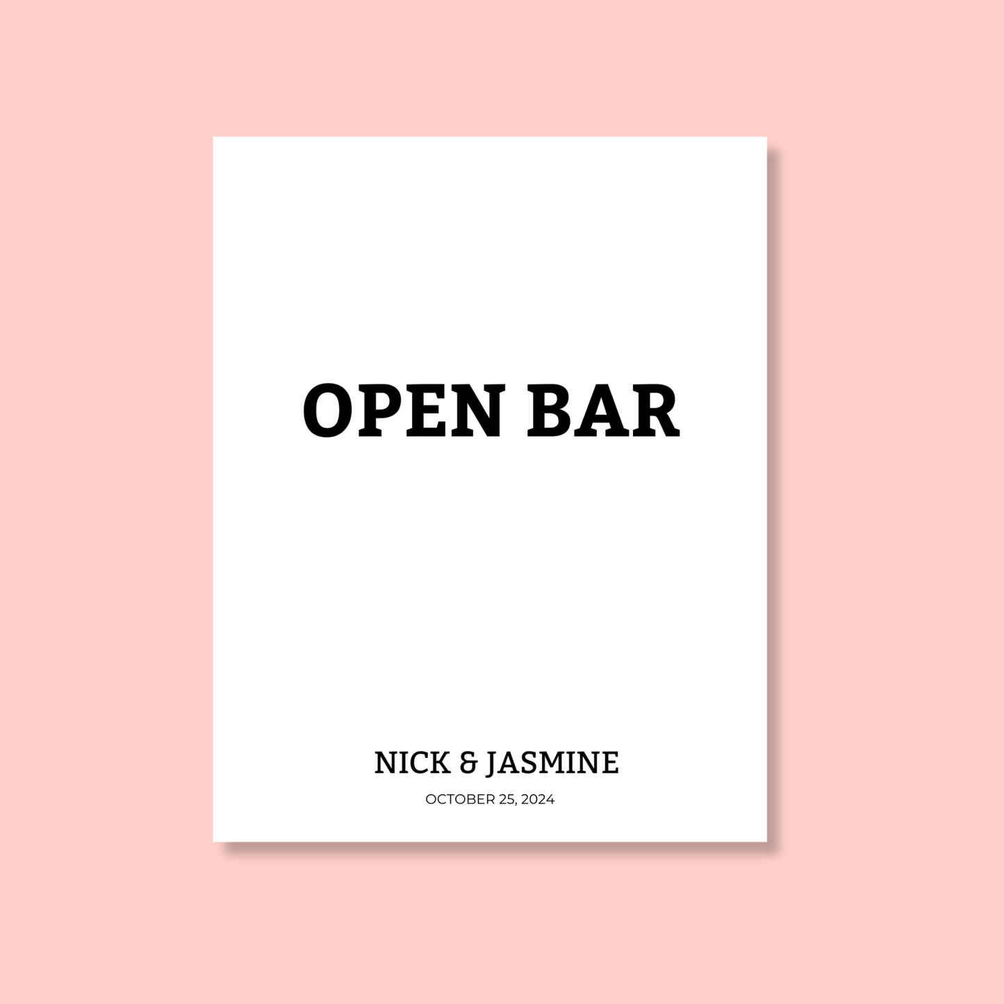 Bitter | Open Bar