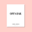 Abiah | Open Bar