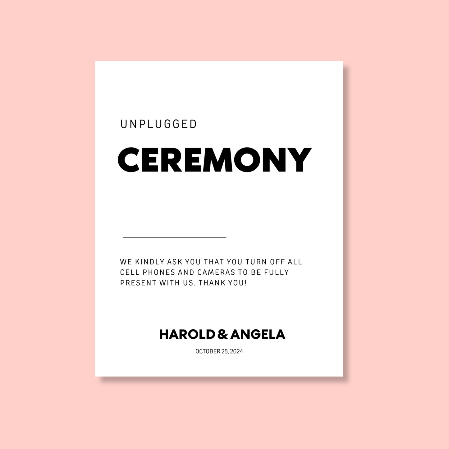 Media | Unplugged Ceremony