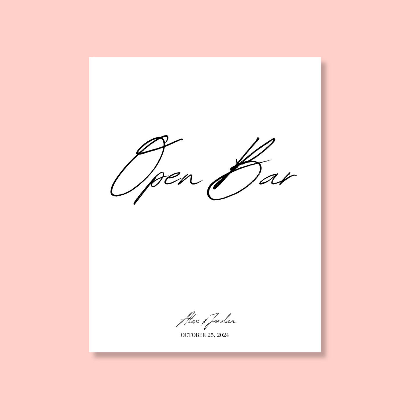 Bodoni | Open Bar