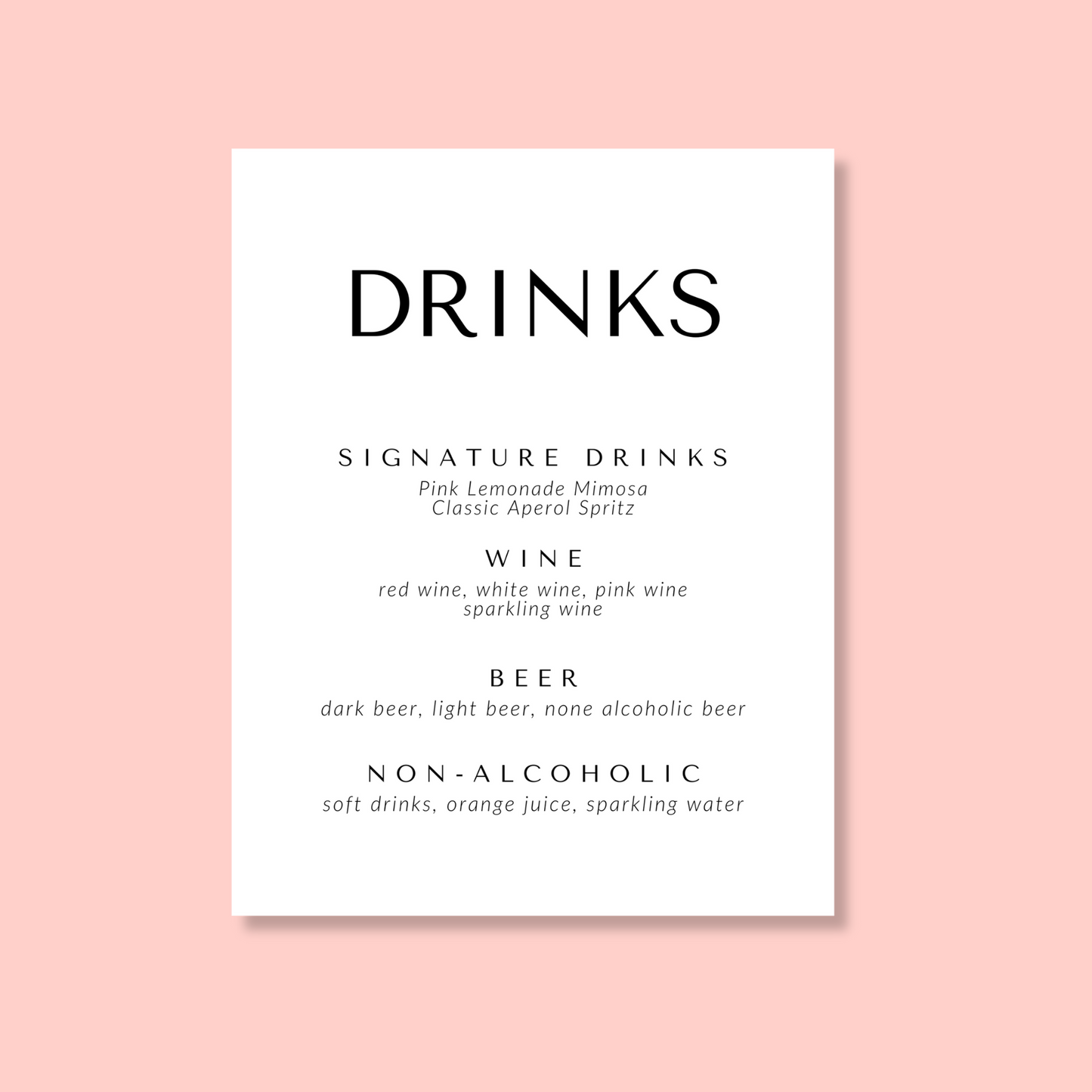 Tenor | Drinks