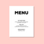 Klein | Menu