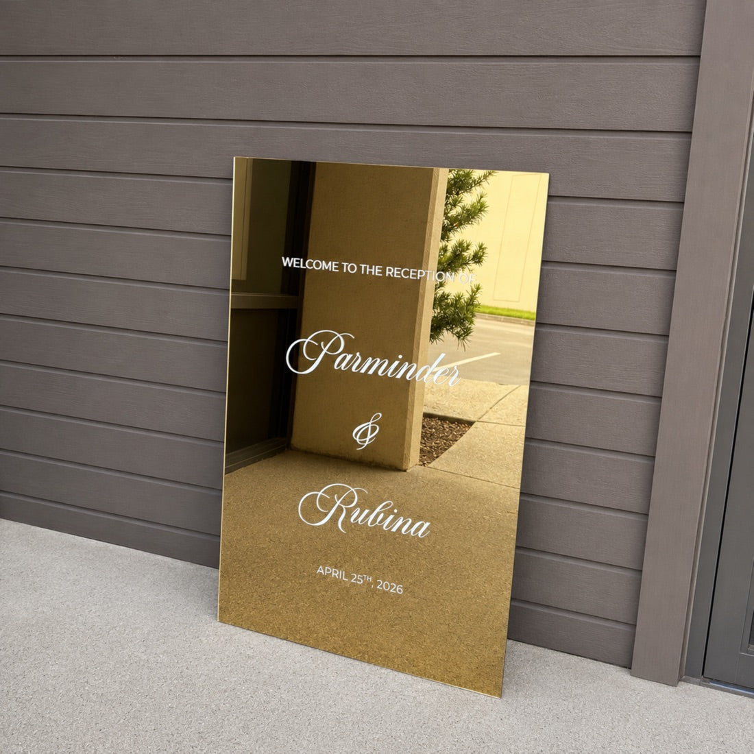 Gathurr wedding signage