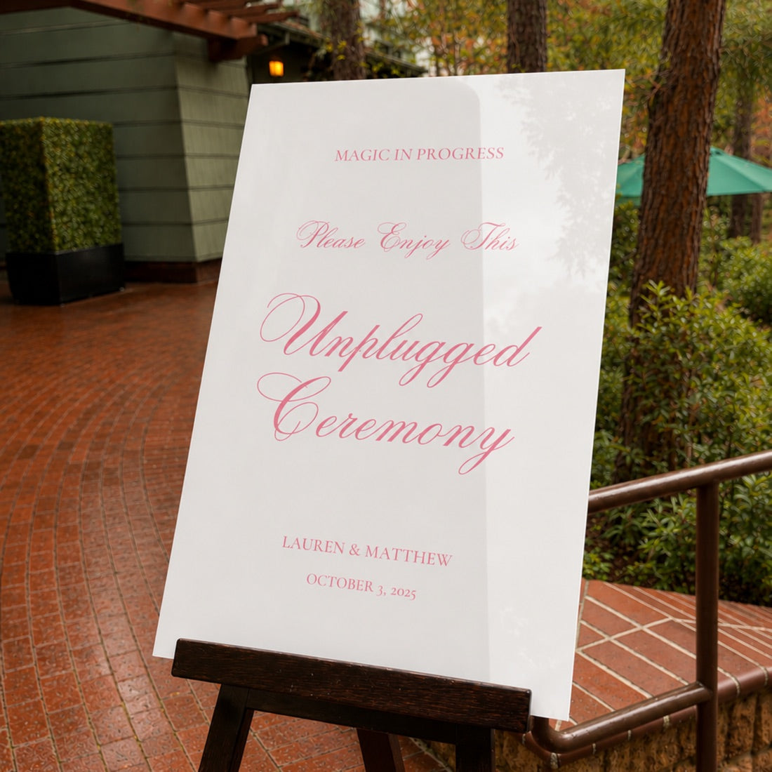 Gathurr wedding signage